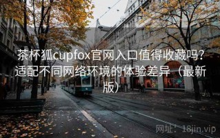 茶杯狐cupfox官网入口值得收藏吗？适配不同网络环境的体验差异（最新版）