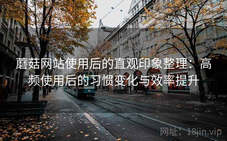蘑菇网站使用后的直观印象整理:高频使用后的习惯变化与效率提升-第2张图片 蘑菇网站使用后的直观印象整理:高频使用后的习惯变化与效率提升-第2张图片