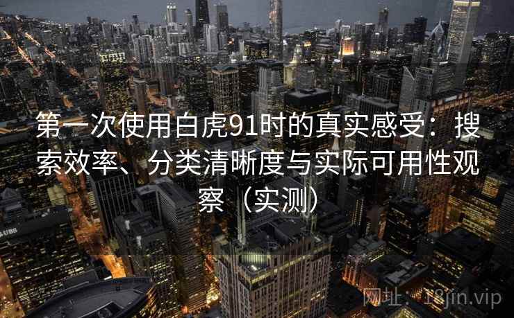第一次使用白虎91时的真实感受：搜索效率、分类清晰度与实际可用性观察（实测）-第2张图片