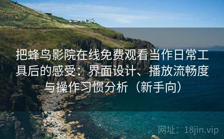 把蜂鸟影院在线免费观看当作日常工具后的感受：界面设计、播放流畅度与操作习惯分析（新手向）-第2张图片